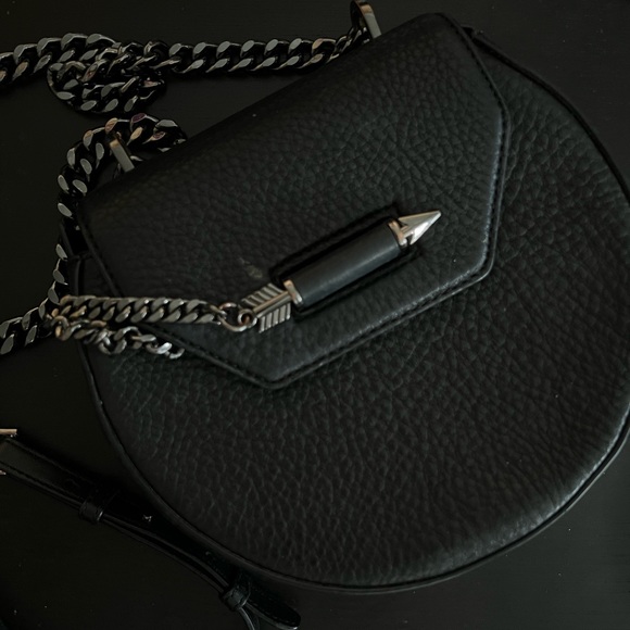 Mackage Leather Round Wilma Crossbody Bag - Picture 5 of 7